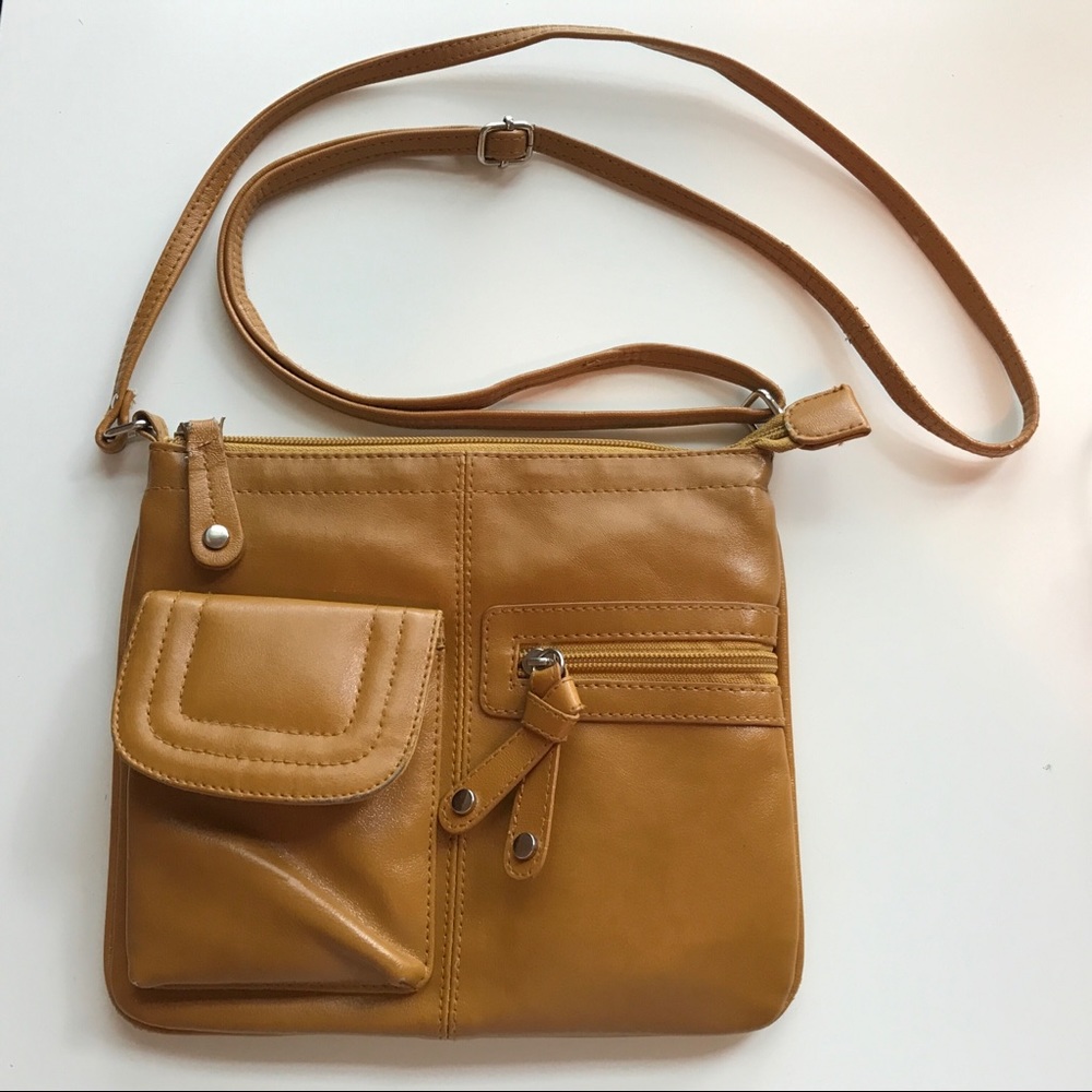 Mustard colored crossbody